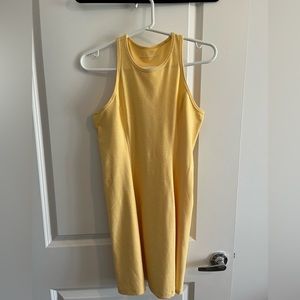 Outdoor Voices exercise dress, yellow, worn twice
